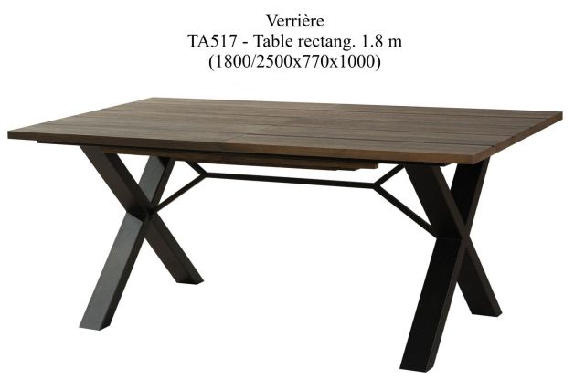 TABLE RECTANGULAIRE